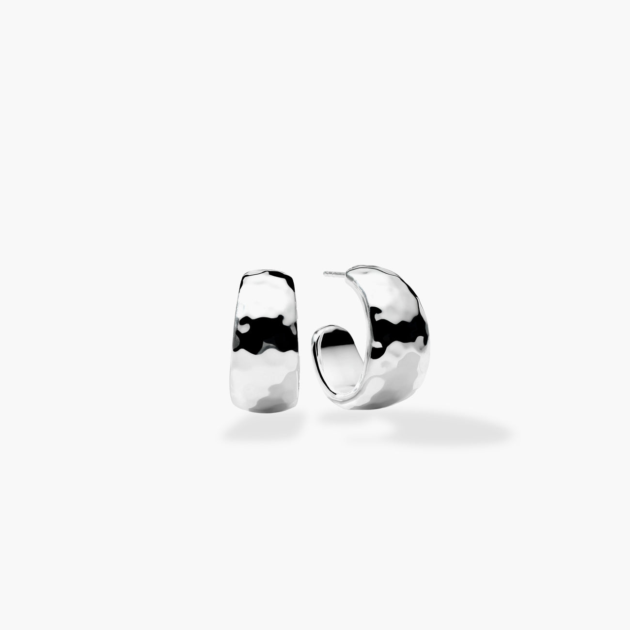Ippolita Classico #1 Hammered Hoop Earrings