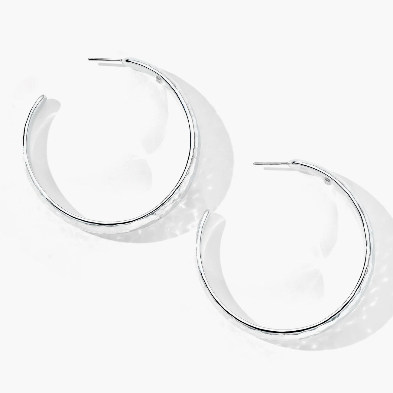 Ippolita Classico #4 Large Hammered Hoop Earrings