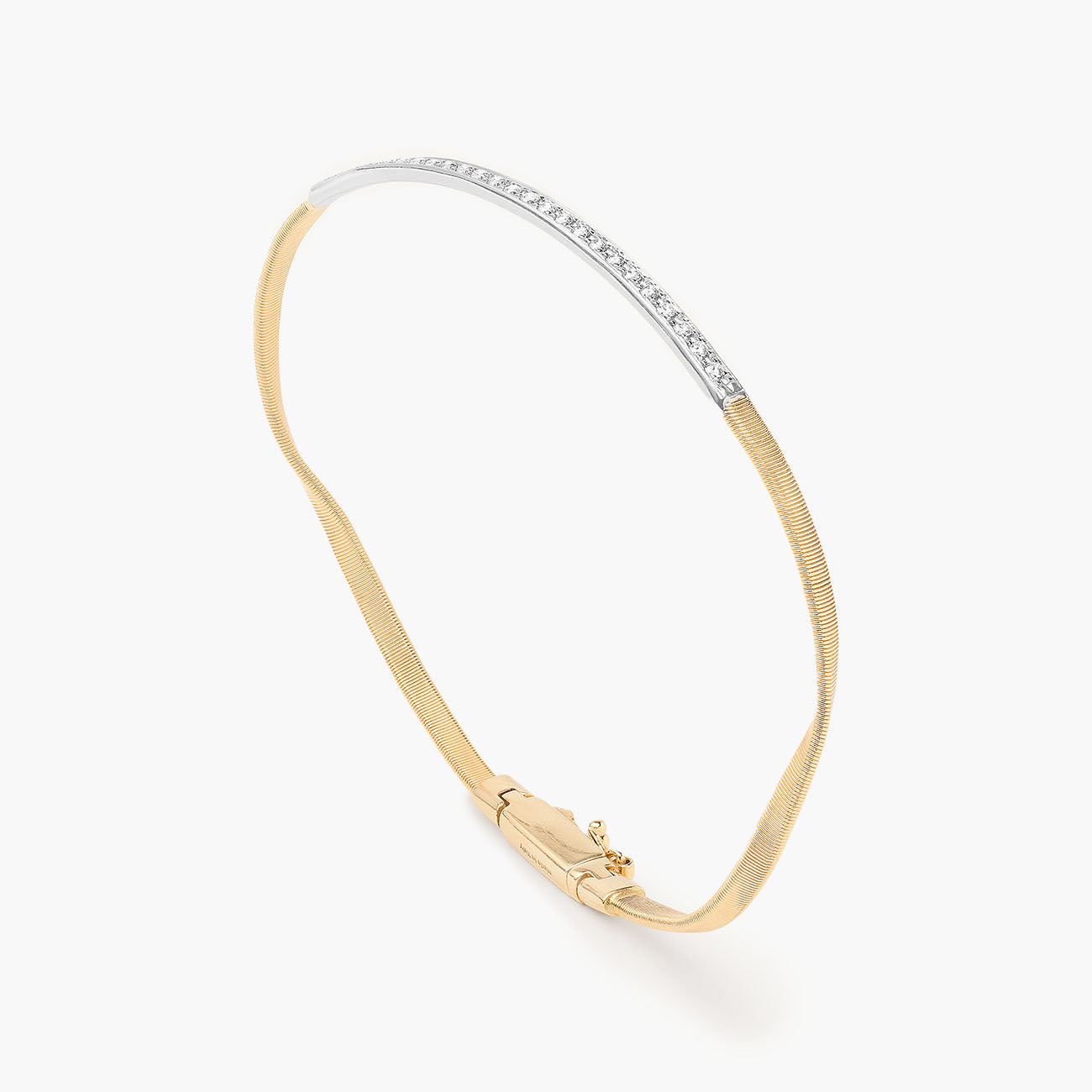 Marco Bicego Marrakech Twisted Diamond Bangle