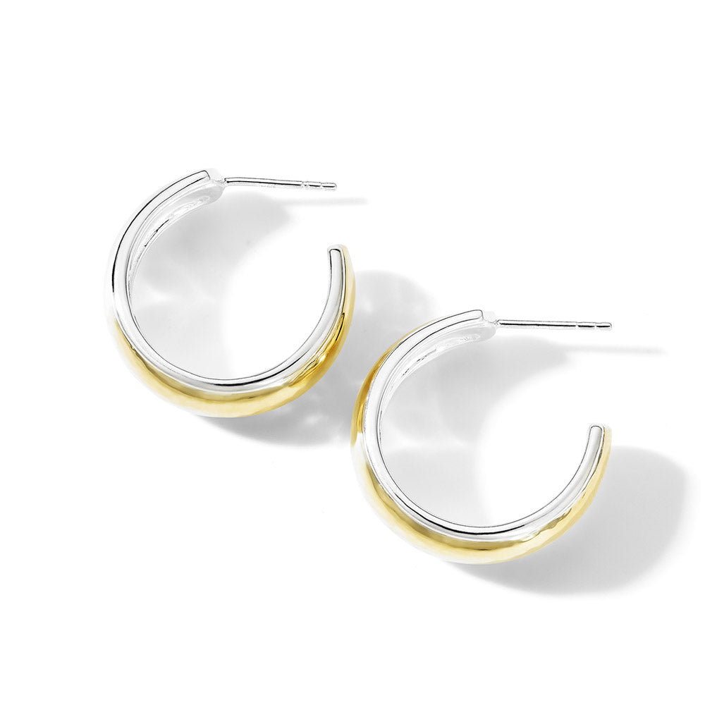 Ippolita Chimera Classico Two Tone Dome Hoop Earrings