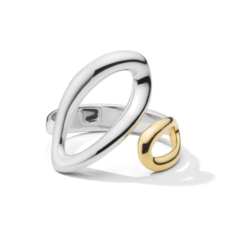 Ippolita Chimera Cherish Two Tone Bypass Ring
