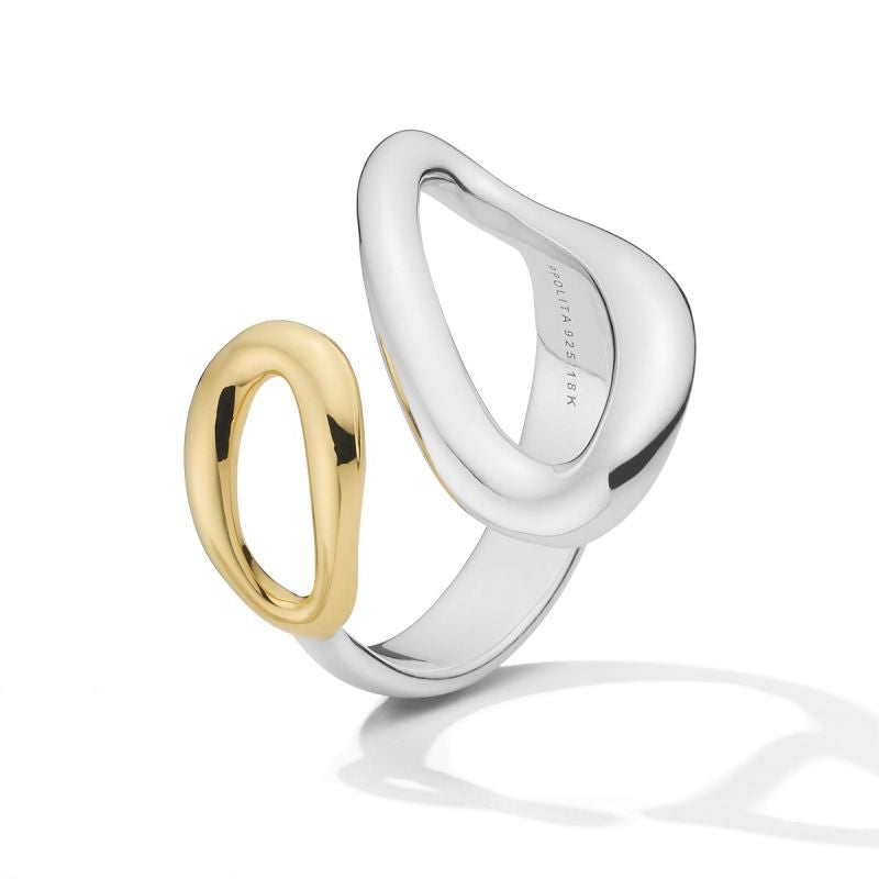 Ippolita Chimera Cherish Two Tone Bypass Ring