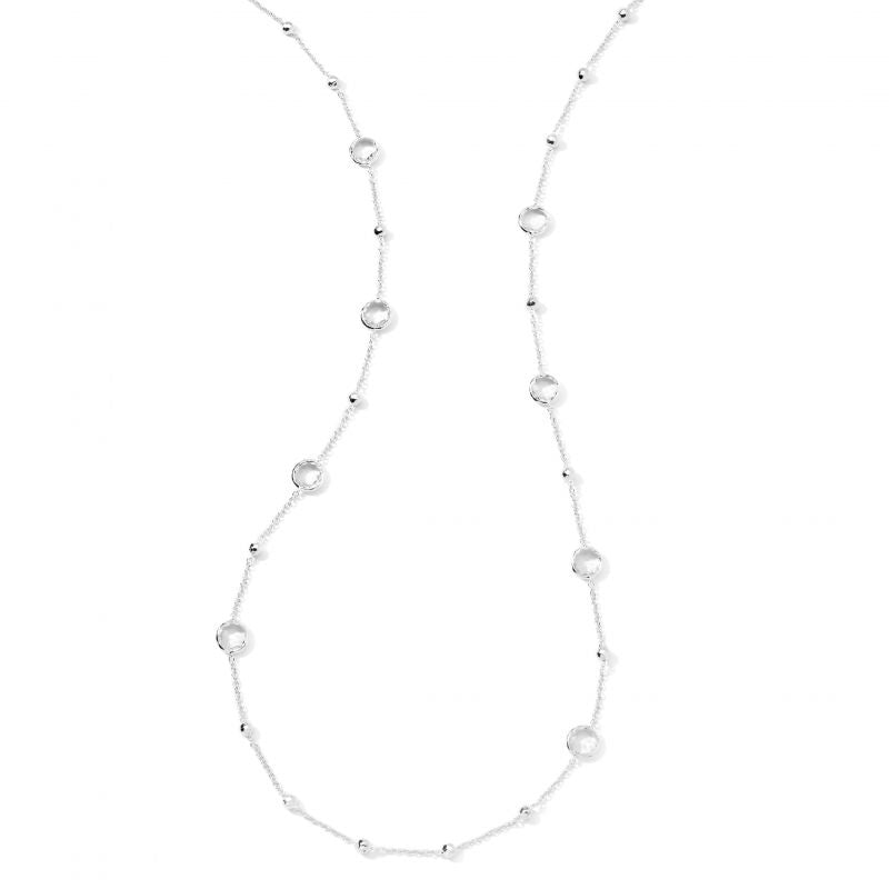 Ippolita Lollipop Clear Quartz Station Necklace