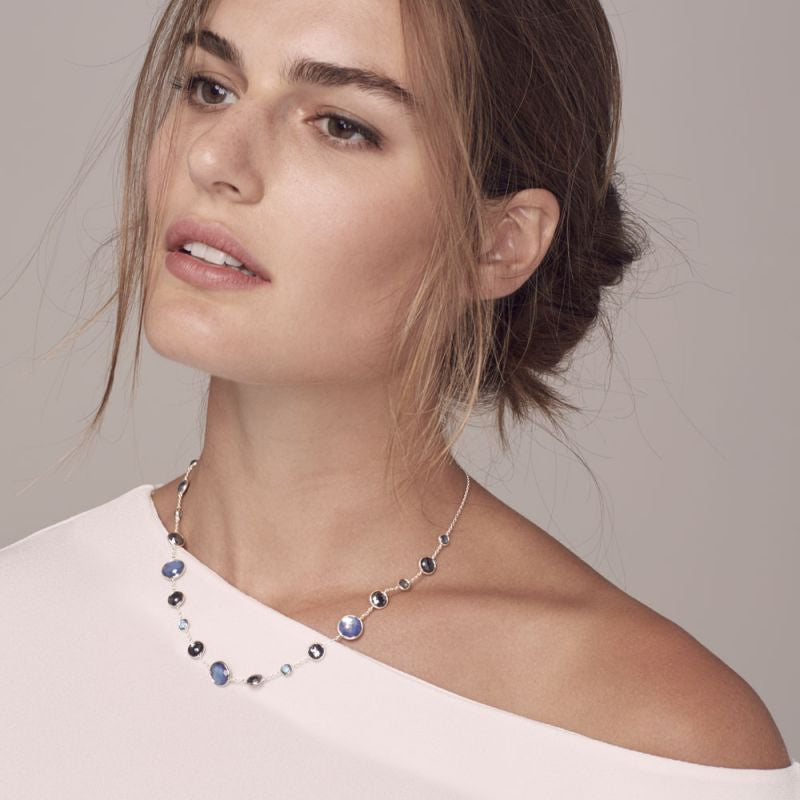 Ippolita Lollipop Eclipse Blue Gemstone Necklace