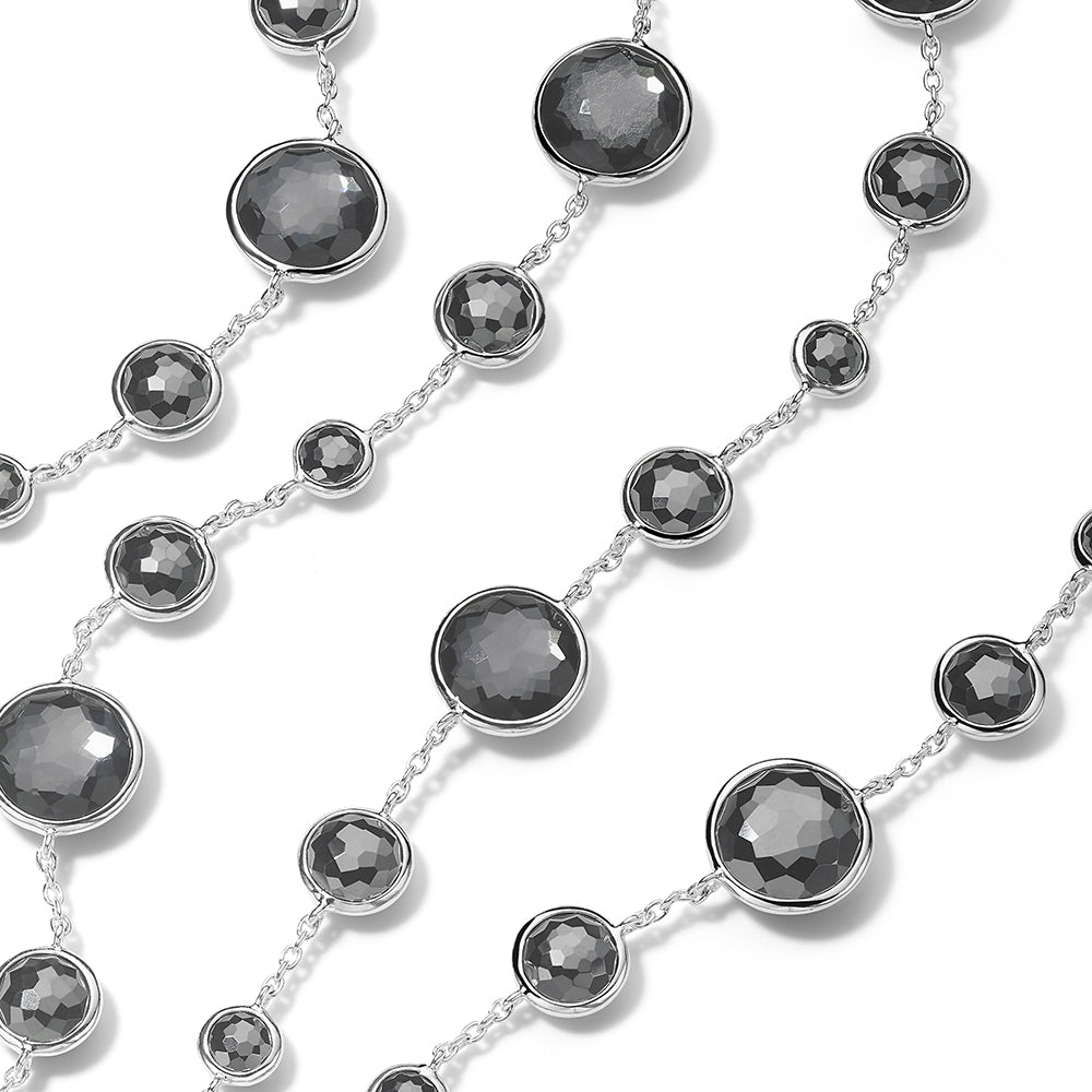 Ippolita Lollipop Long Eclipse Black Hematite Necklace