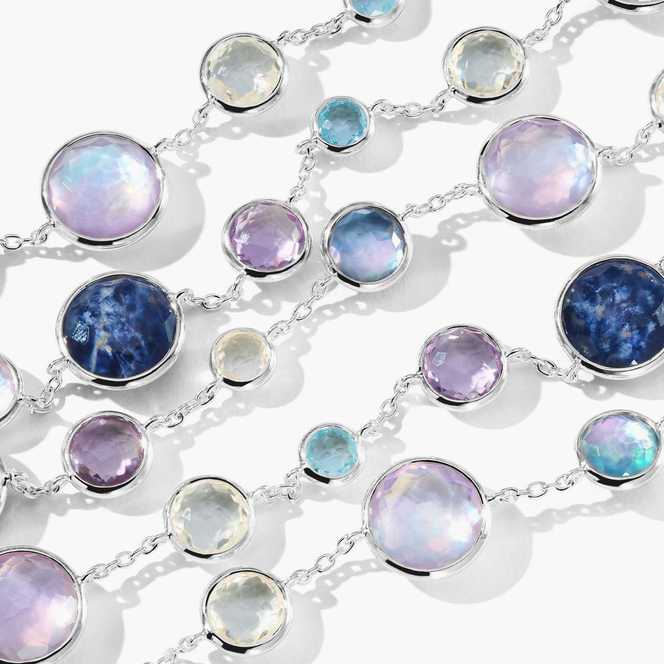 Ippolita Lollipop Lollitini Long Silver Lavanda Necklace