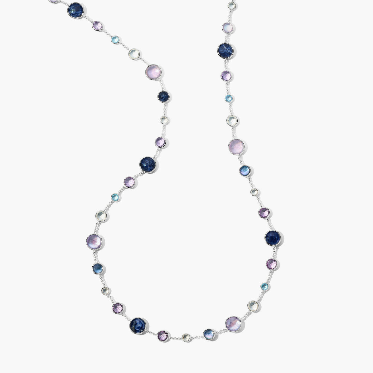 Ippolita Lollipop Lollitini Long Silver Lavanda Necklace