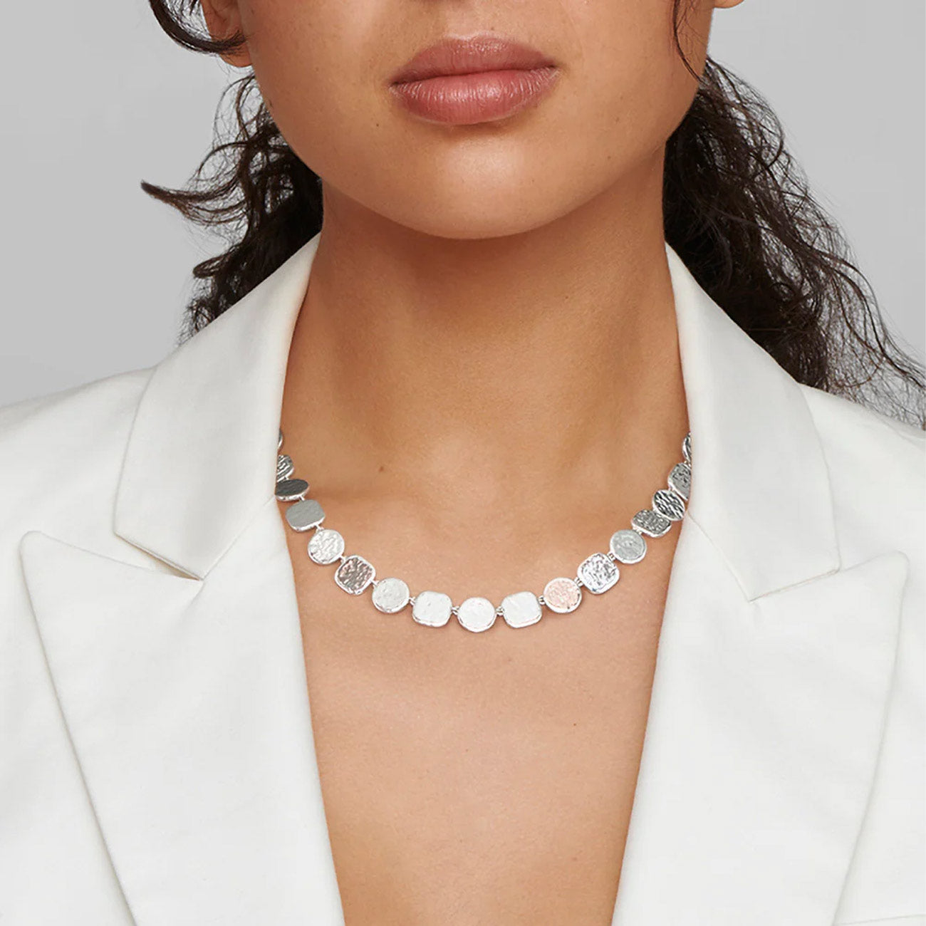 Ippolita Classico Hammered Surface Flexible Necklace