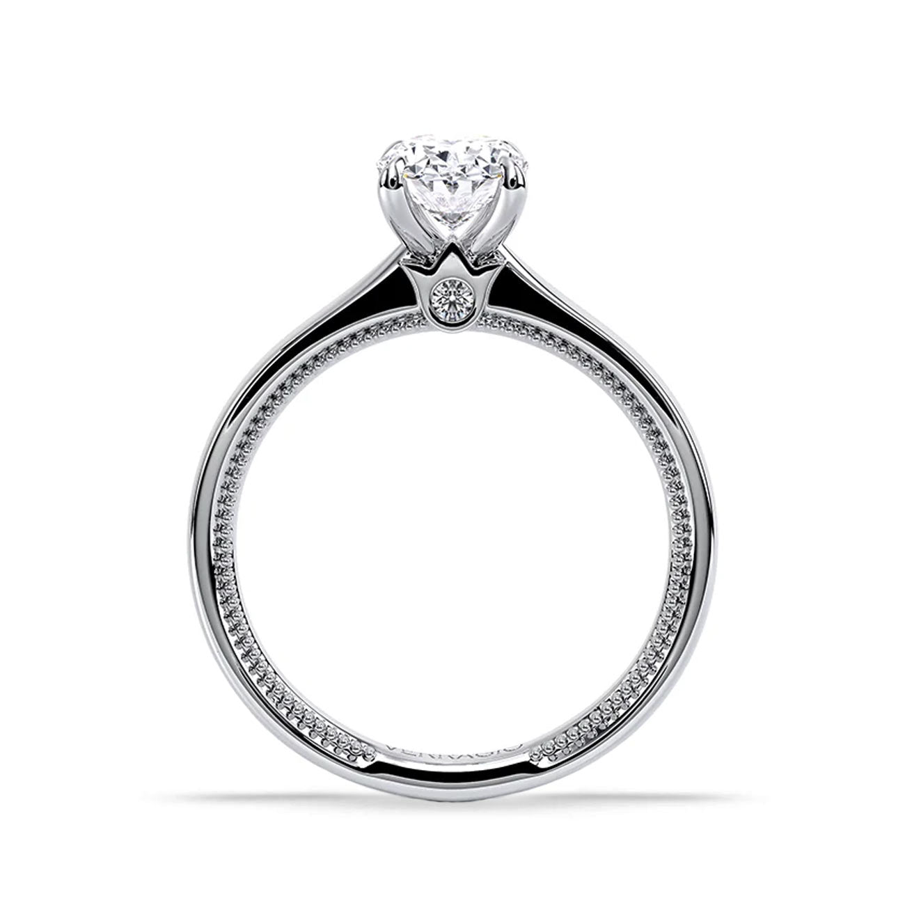 Verragio Renaissance Oval Solitaire Engagement Ring Setting