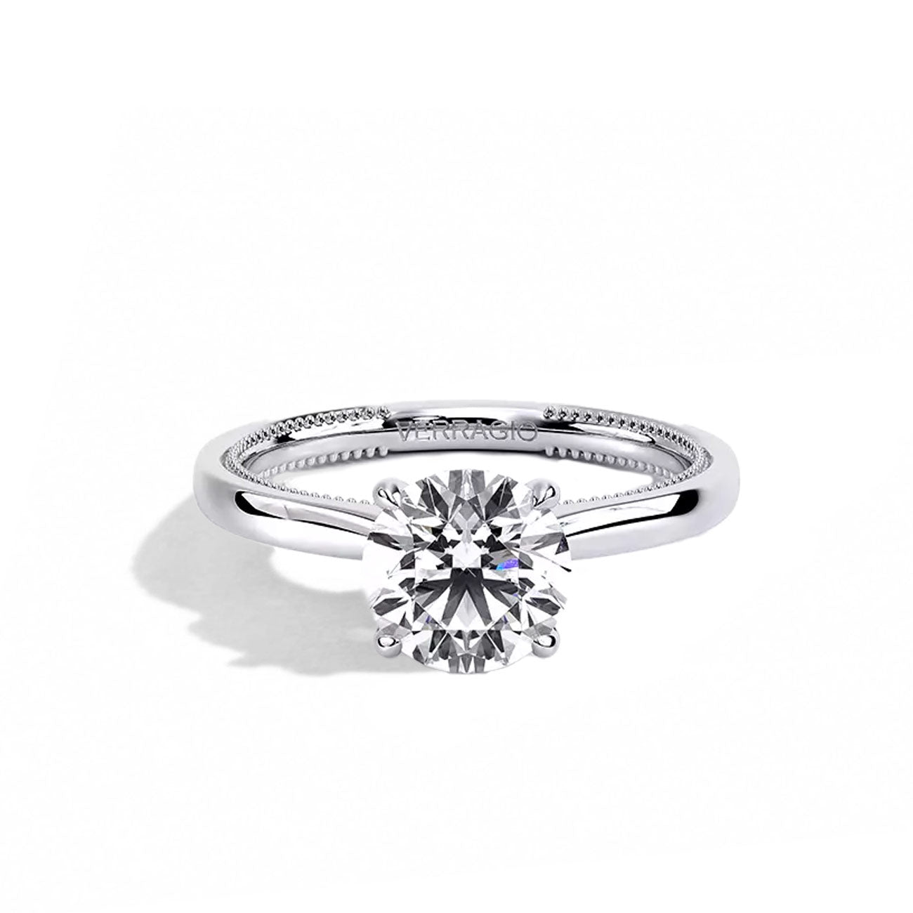 Verragio Renaissance Round Solitaire Engagement Ring Setting