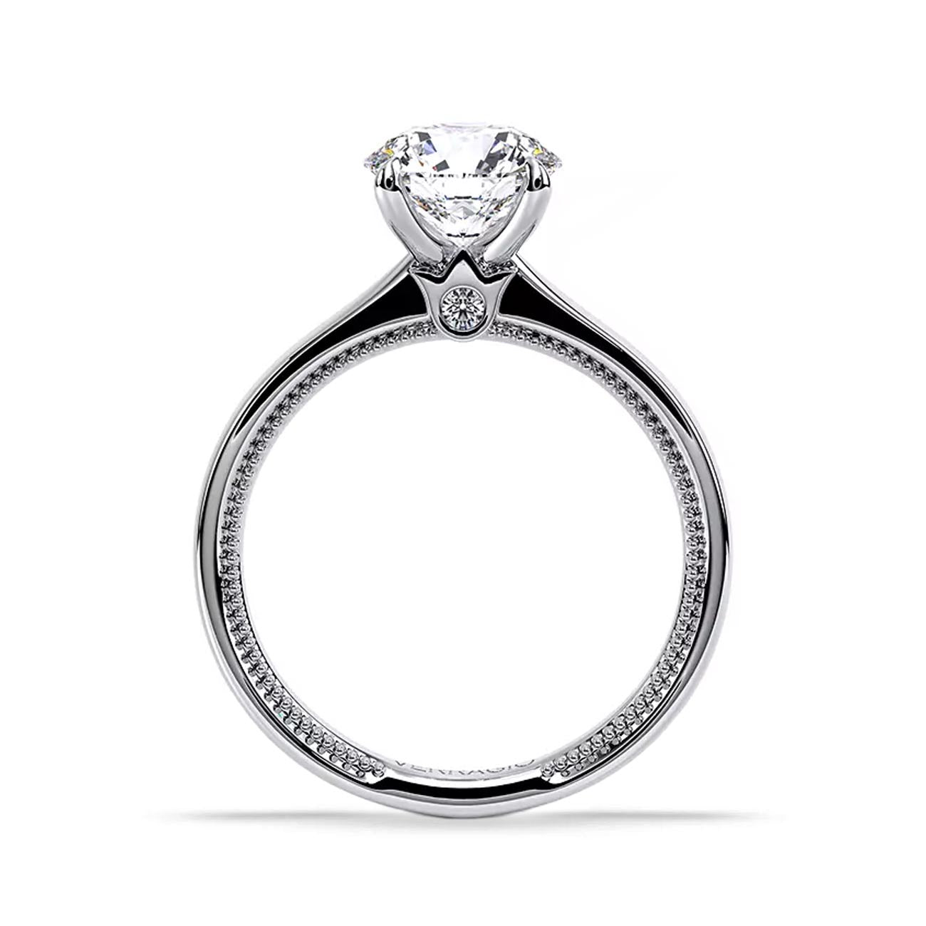 Verragio Renaissance Round Solitaire Engagement Ring Setting