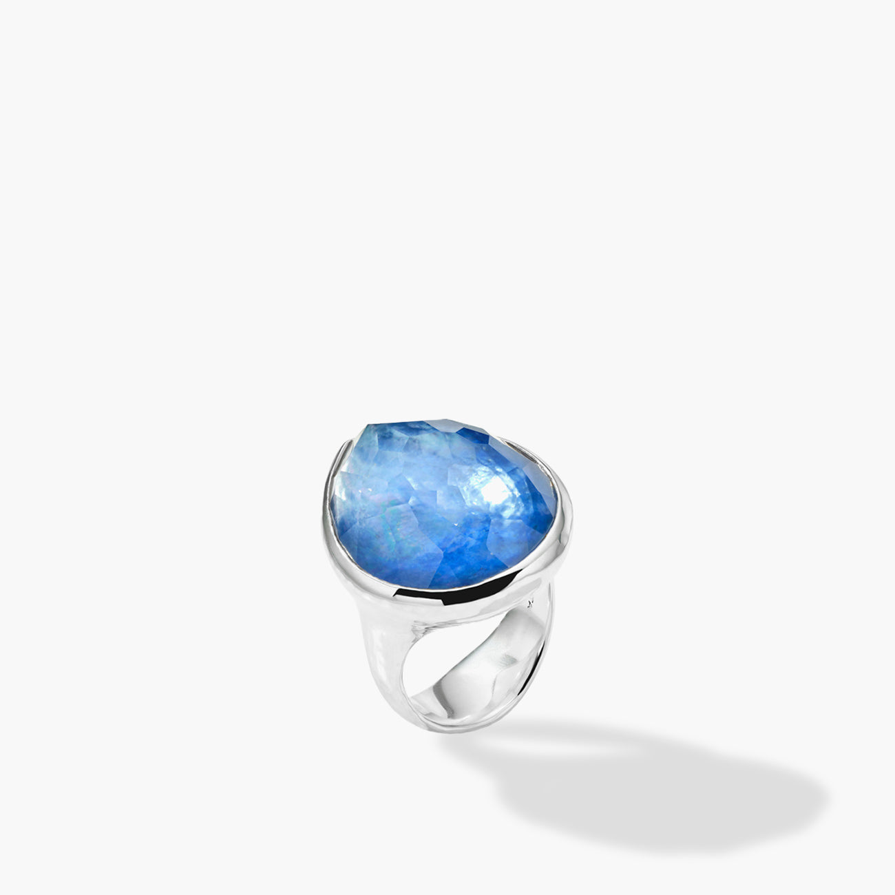 Ippolita Rock Candy Lapis Teardrop Ring in Sterling Silver