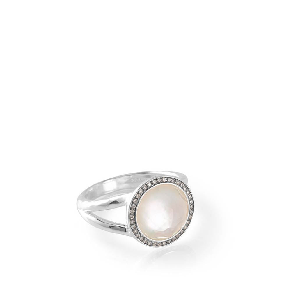 Ippolita Lollipop Mini Mother of Pearl Diamond Ring