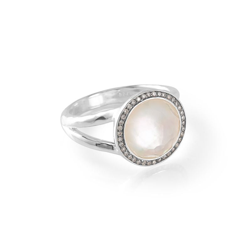 Ippolita Lollipop Mini Mother of Pearl Diamond Ring
