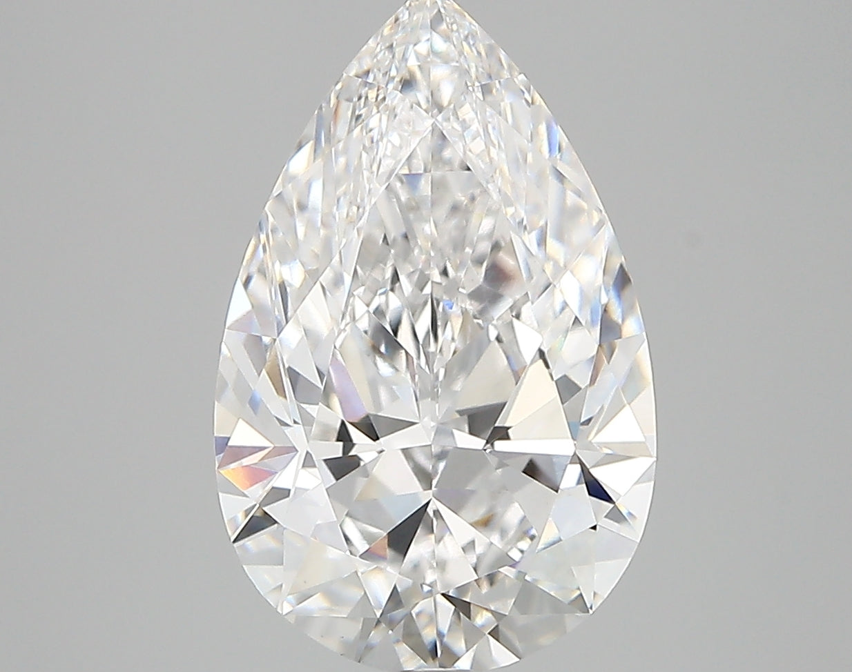 Diamond Lab Grown Pear 4.15ct VVS2