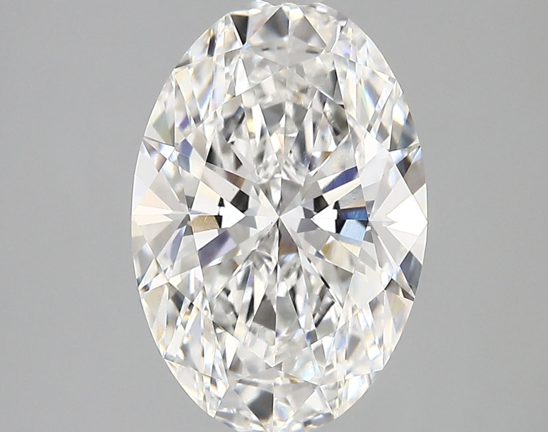 Diamond Lab Grown Oval 3.43ct VVS2