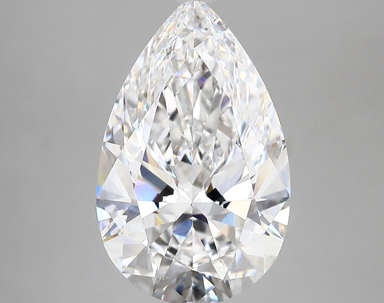 Diamond Lab Grown Pear 4.16ct VVS2