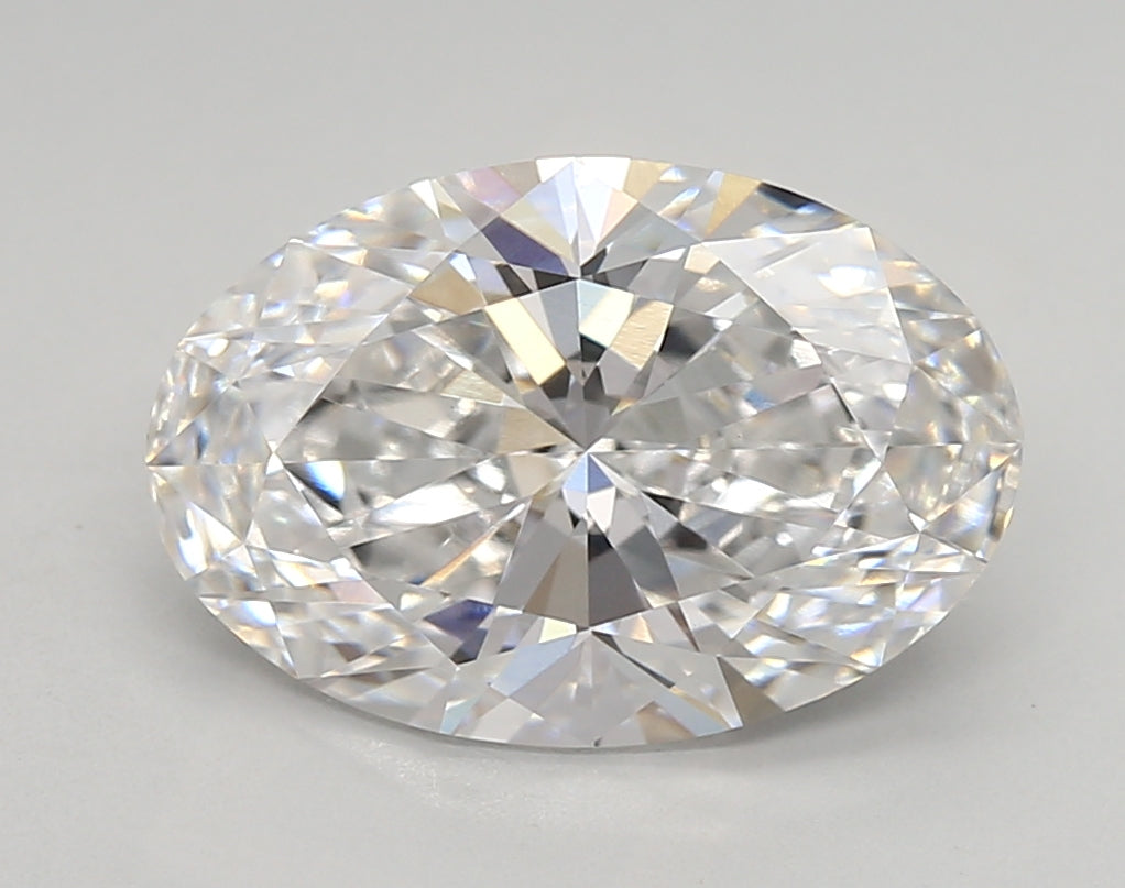 Diamond Lab Grown Oval 3.37ct VVS2