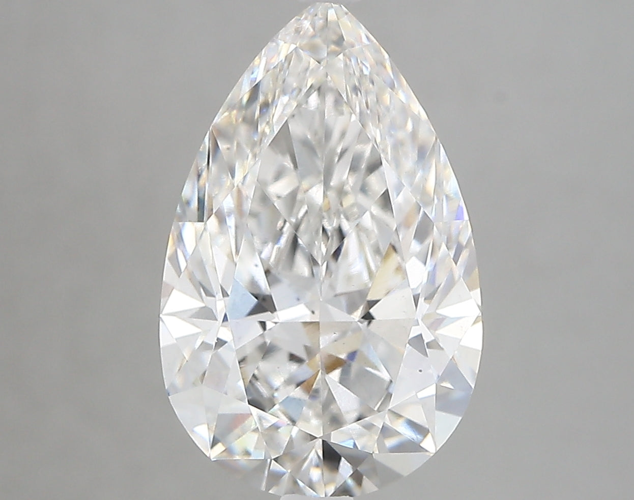 Diamond Lab Grown Pear 4.21ct VS1
