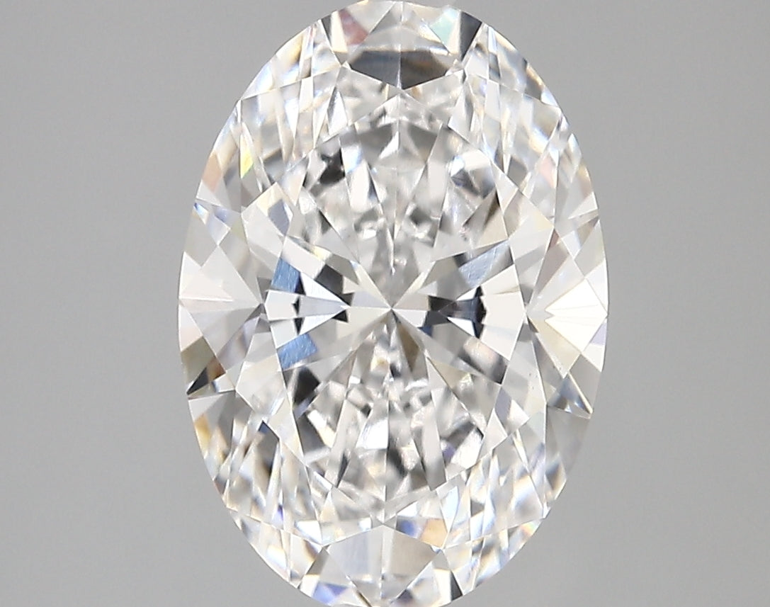 Diamond Lab Grown Oval 3.65ct VS1