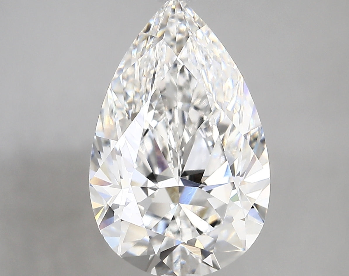 Diamond Lab Grown Pear 4.07ct VVS2