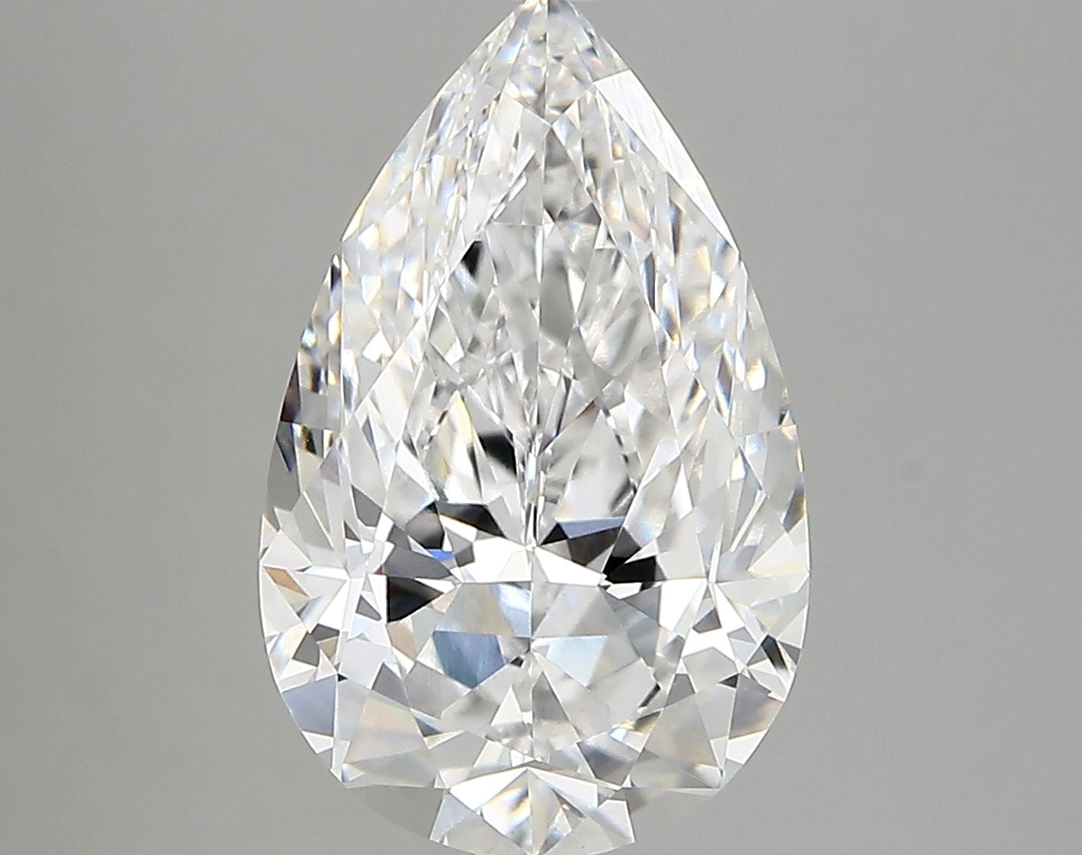 Diamond Lab Grown Pear 4.04ct VVS2