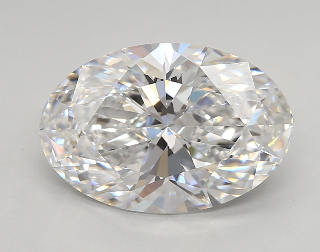 Diamond Lab Grown Oval 3.65ct VVS2
