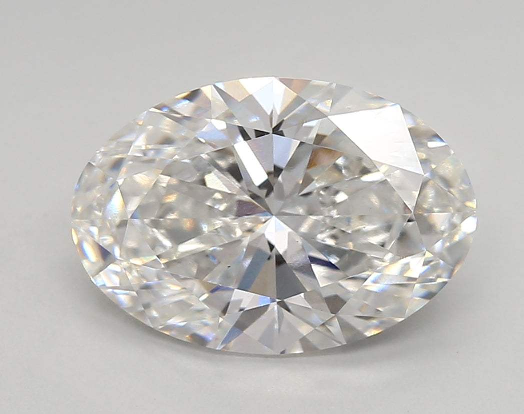 Diamond Lab Grown Oval 3.73ct VVS2