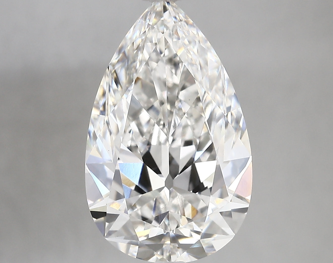 Diamond Lab Grown Pear 5.12ct VVS2
