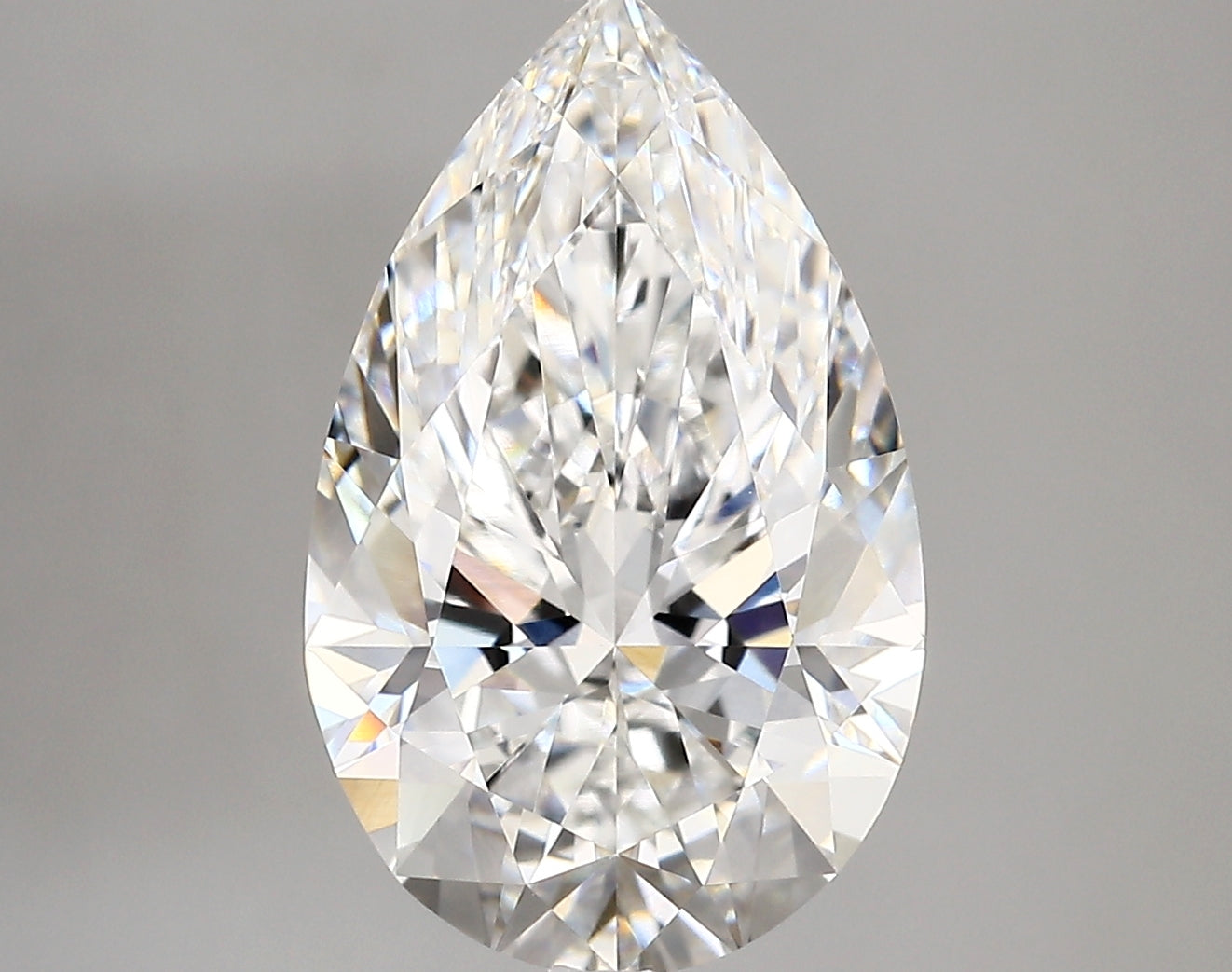 Diamond Lab Grown Pear 5.17ct VVS2