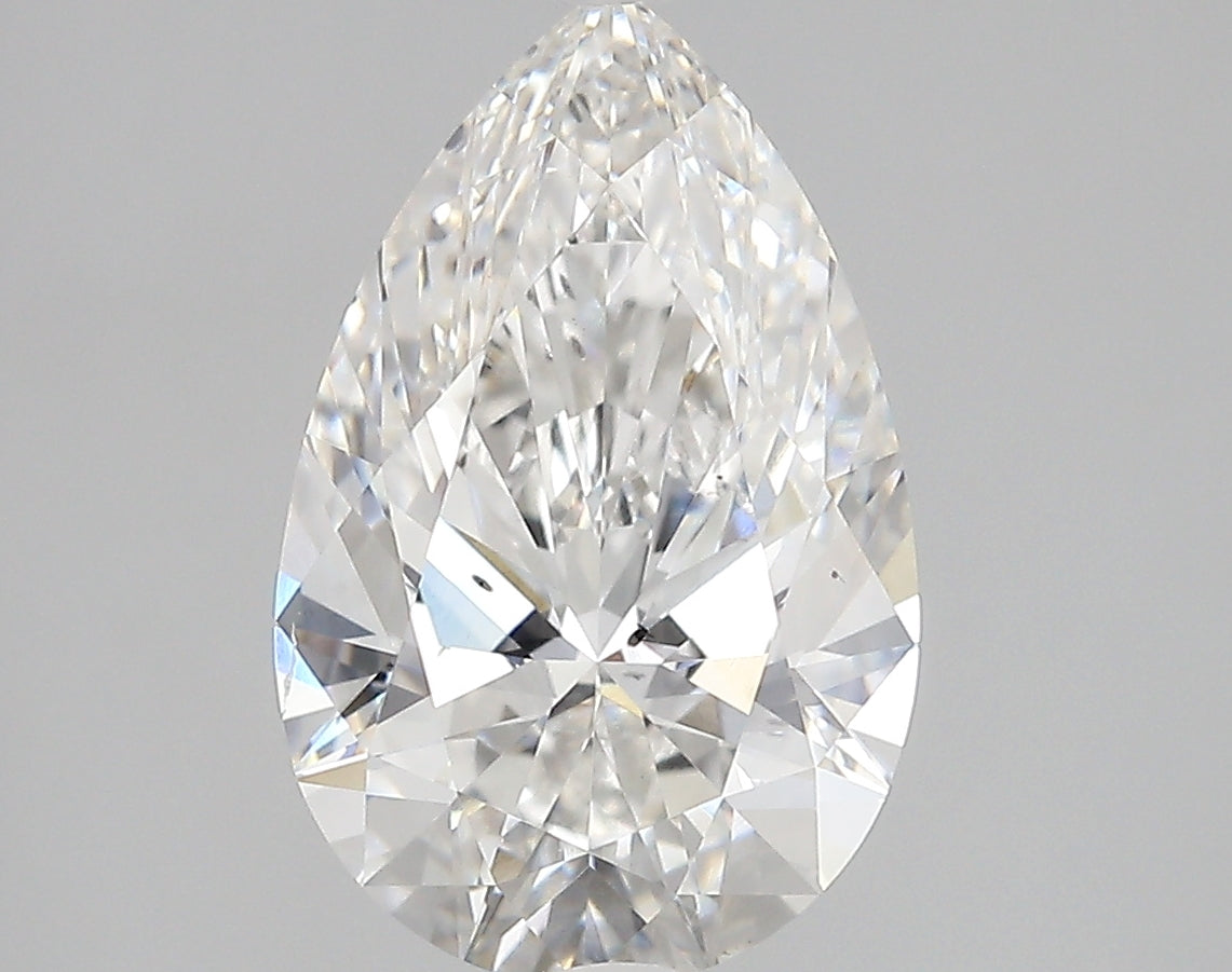 Diamond Lab Grown Pear 3.56ct SI1