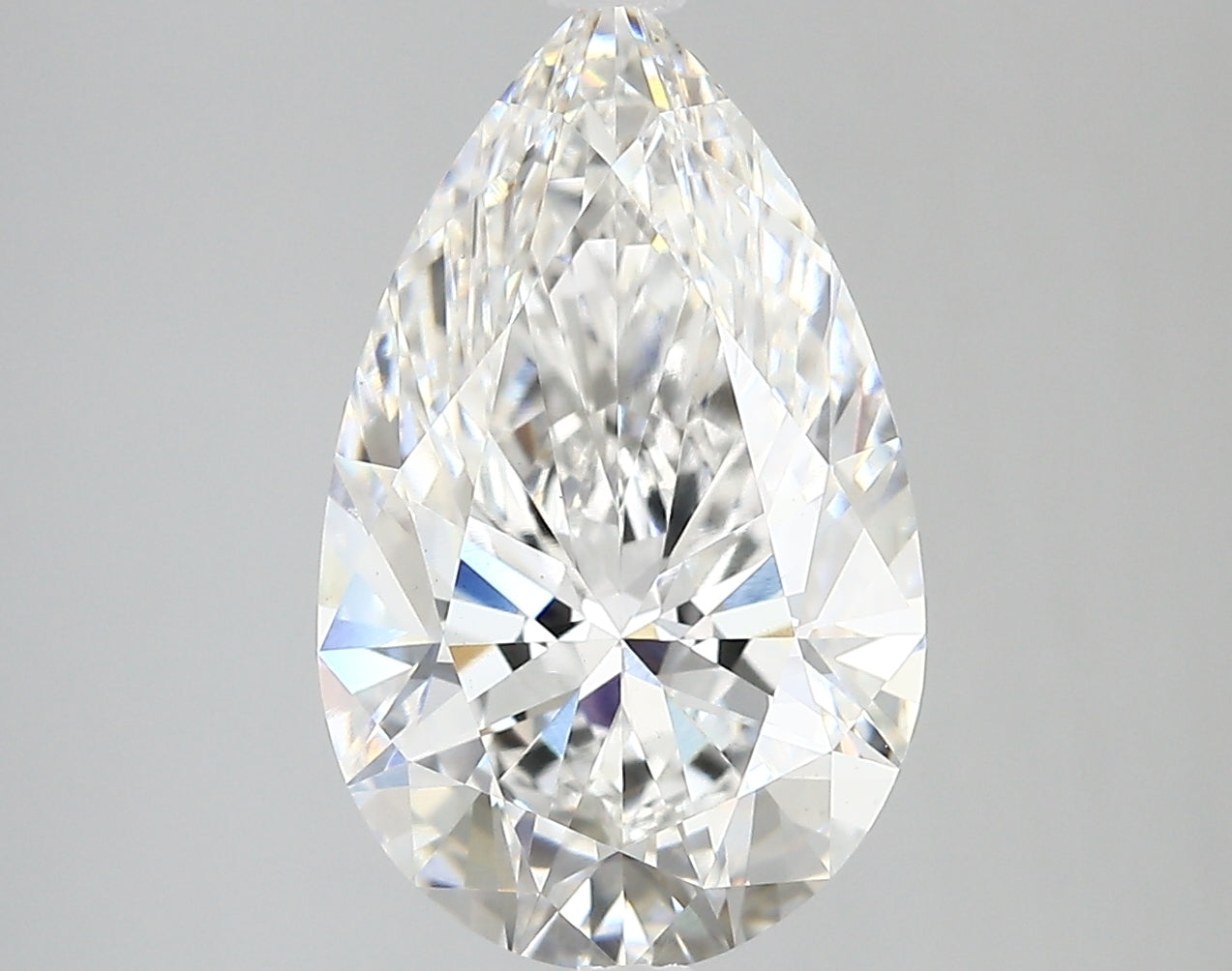 Diamond Lab Grown Pear 4.26ct VS1