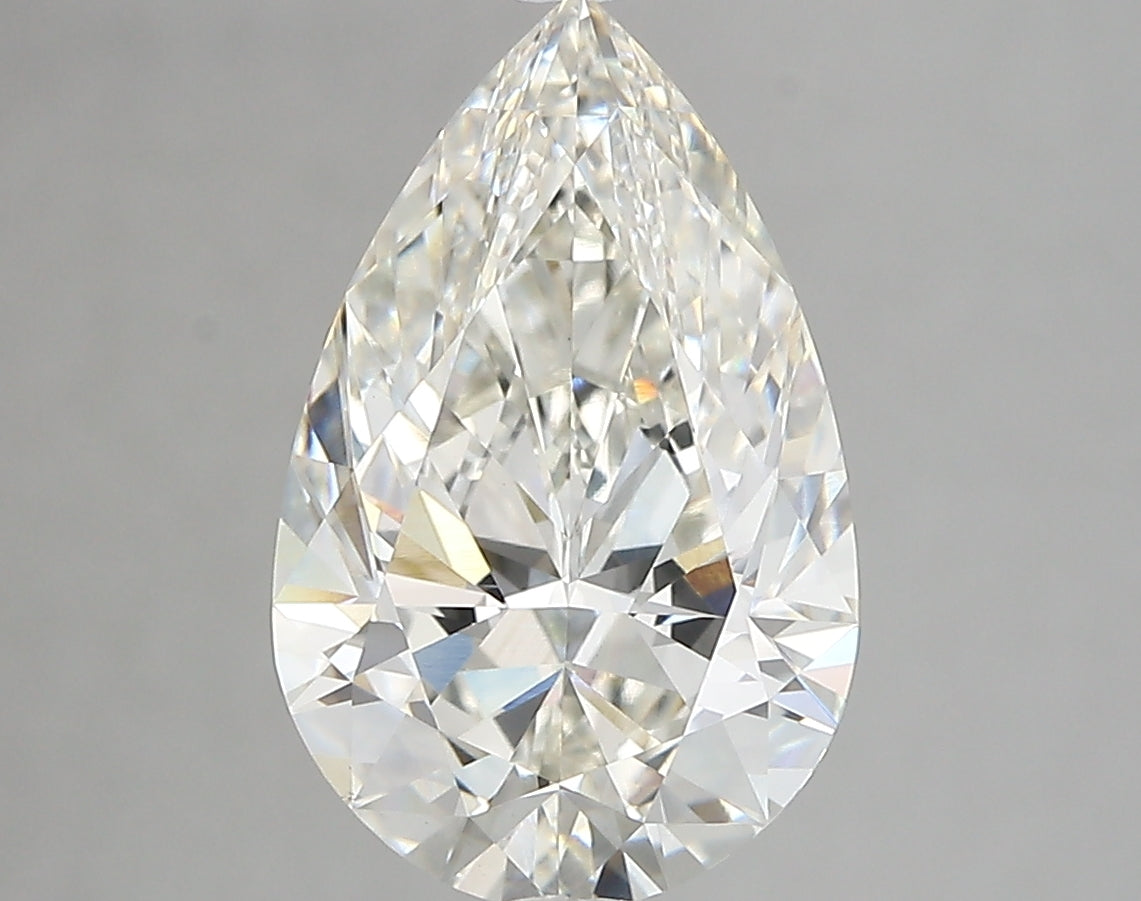 Diamond Lab Grown Pear 3.29ct VVS2