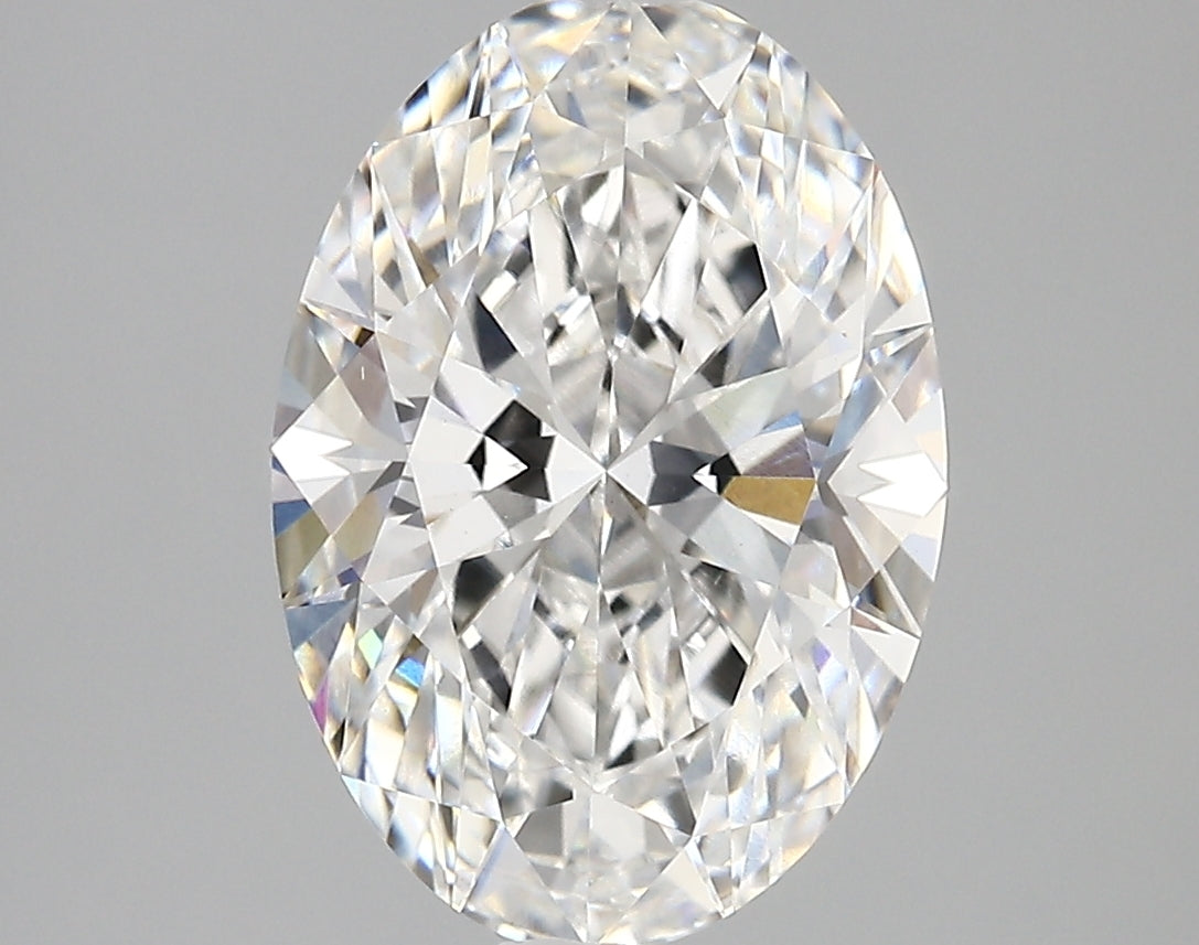 Diamond Lab Grown Oval 3.64ct VVS2