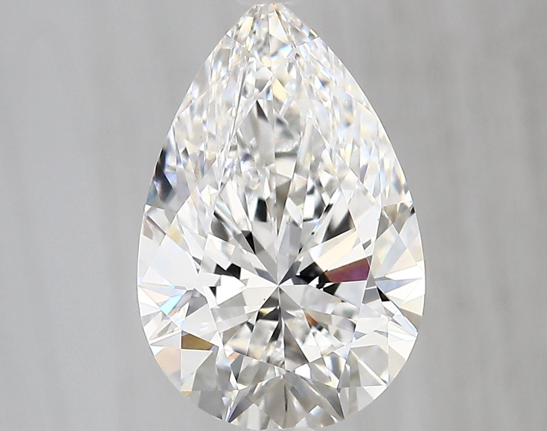 Diamond Lab Grown Pear 3.31ct VVS2