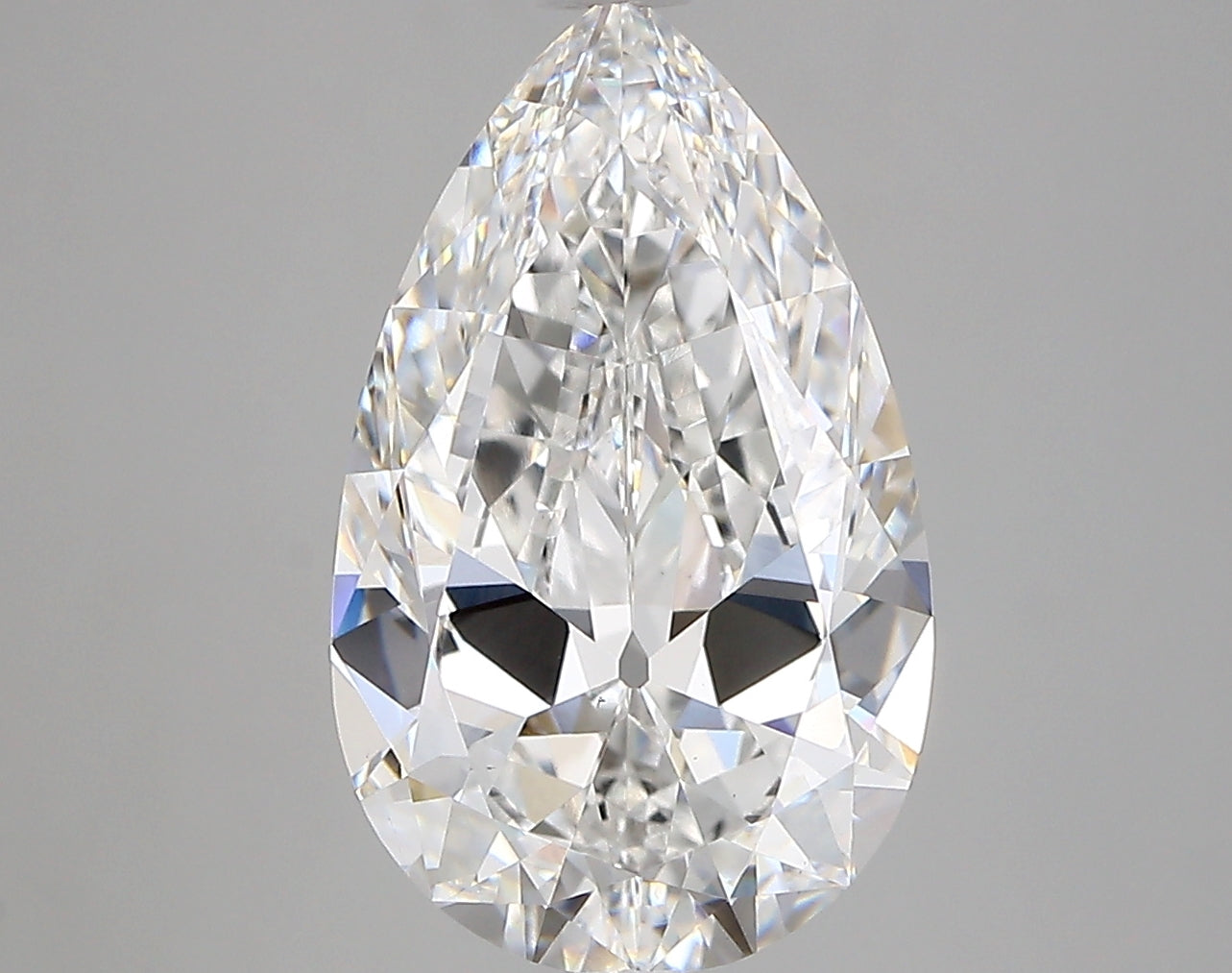 Diamond Lab Grown Pear 4.35ct VS1