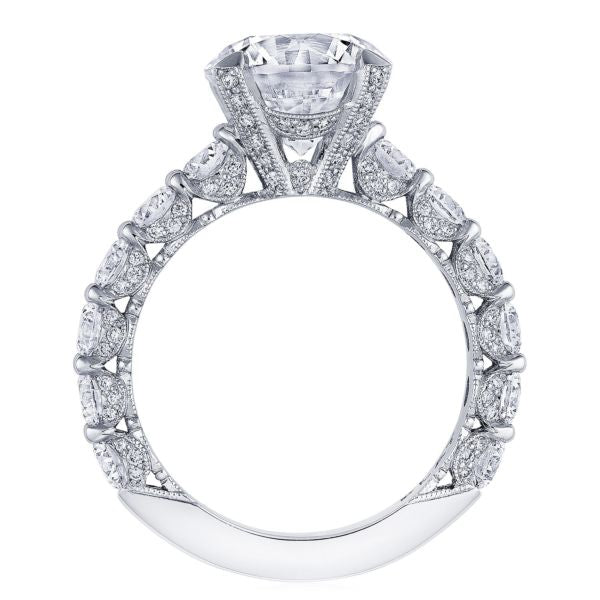 Tacori RoyalT Round Diamond Platinum Engagement Ring Setting