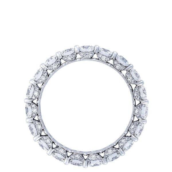 Tacori RoyalT Round Diamond Crescent Eternity Band