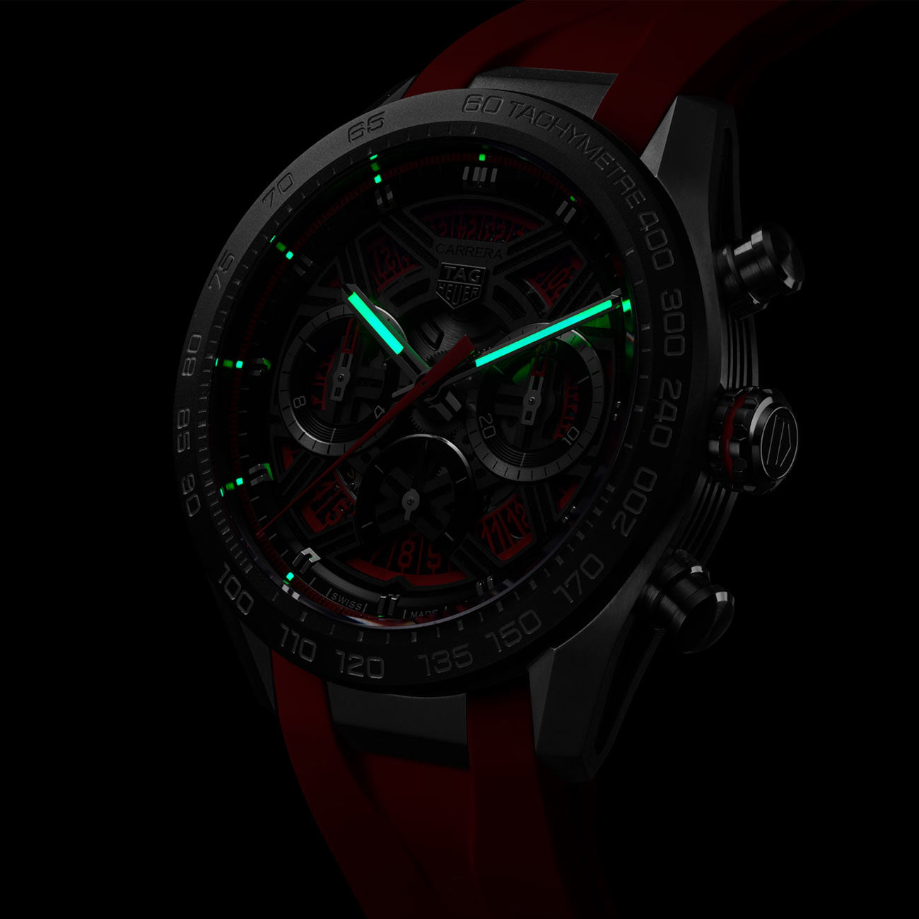 TAG Heuer Carrera Chronograph Extreme Sport in Red - 44mm