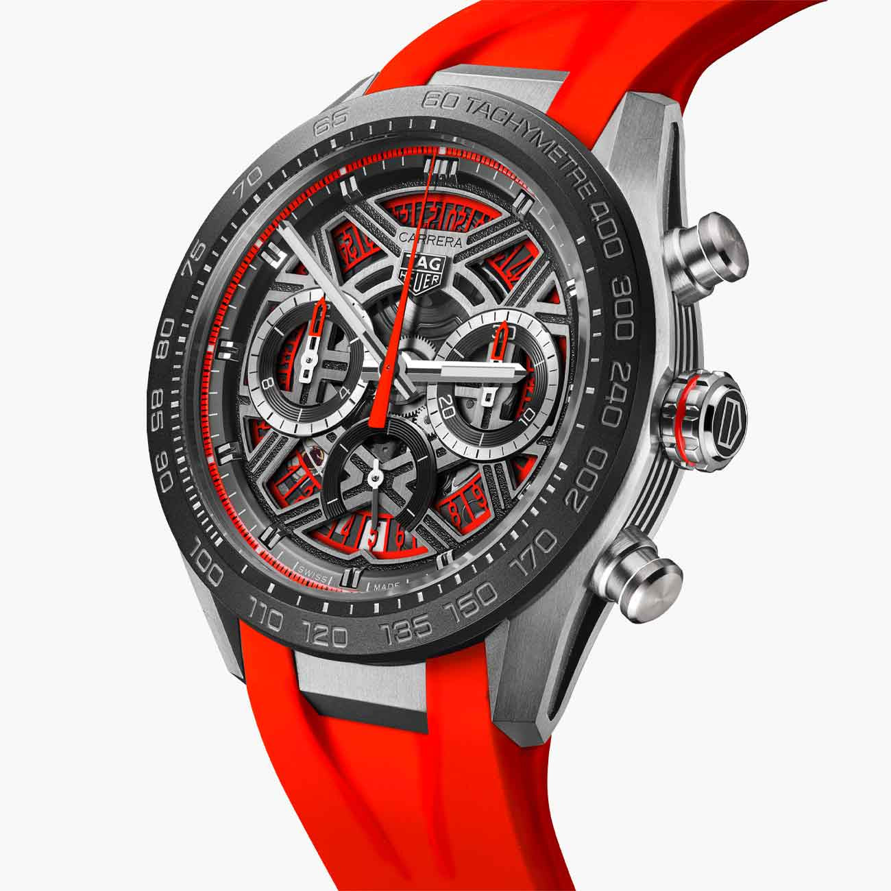 TAG Heuer Carrera Chronograph Extreme Sport in Red - 44mm