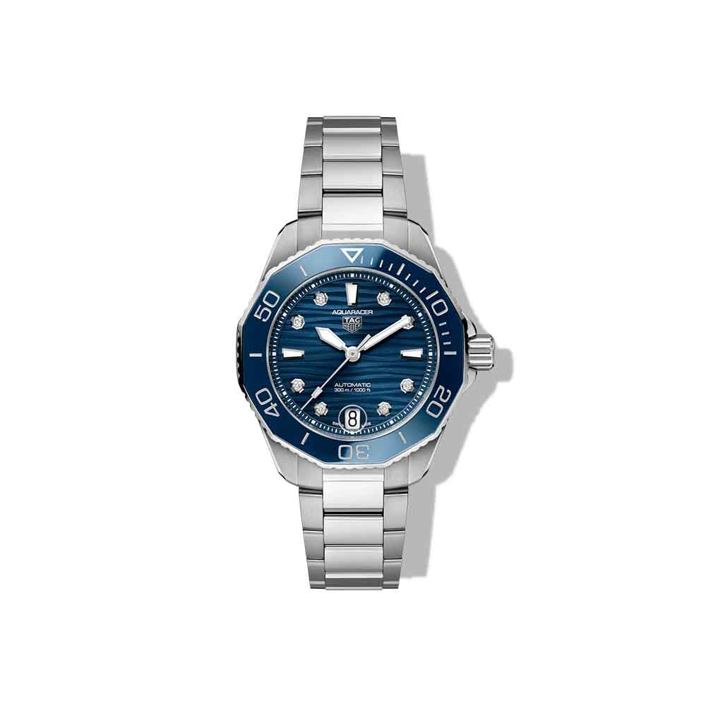 TAG Heuer Aquaracer Professional 300 Blue Diamond Dial - 36mm