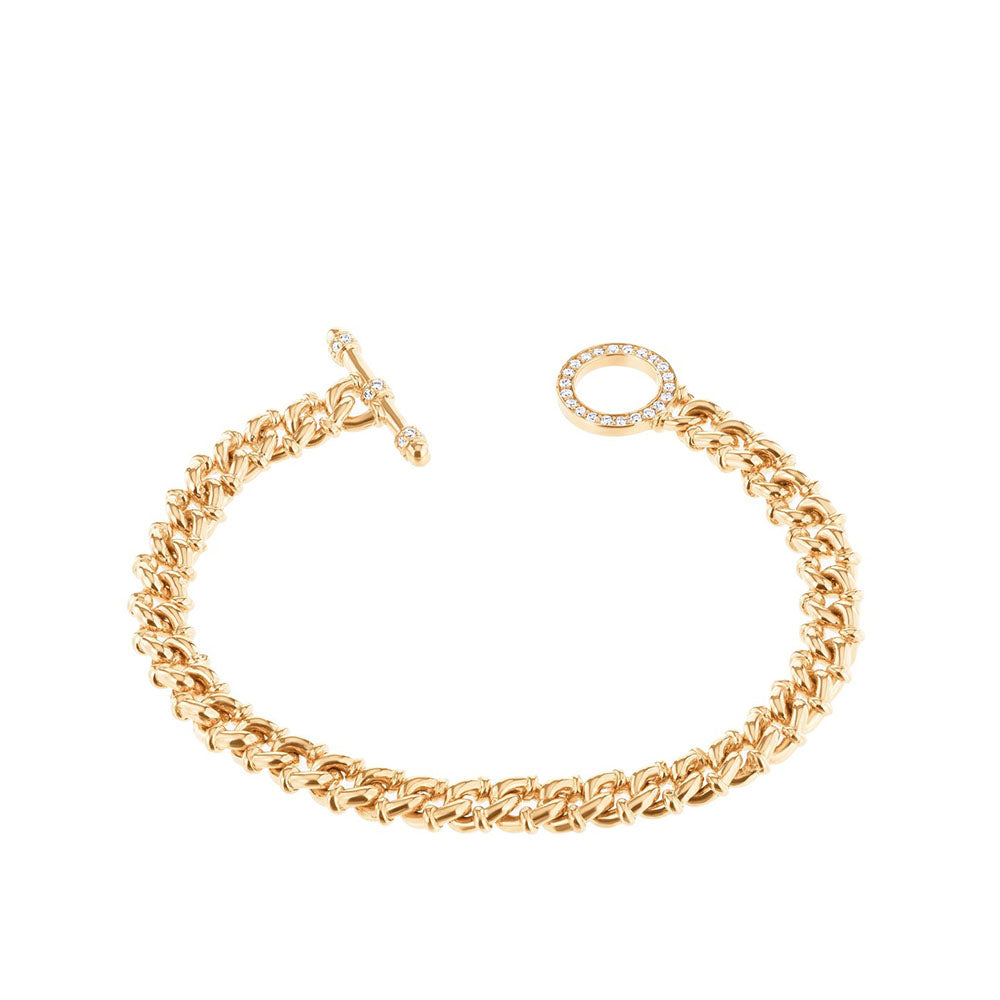Carbon & Hyde Gold Tag Link Bracelet