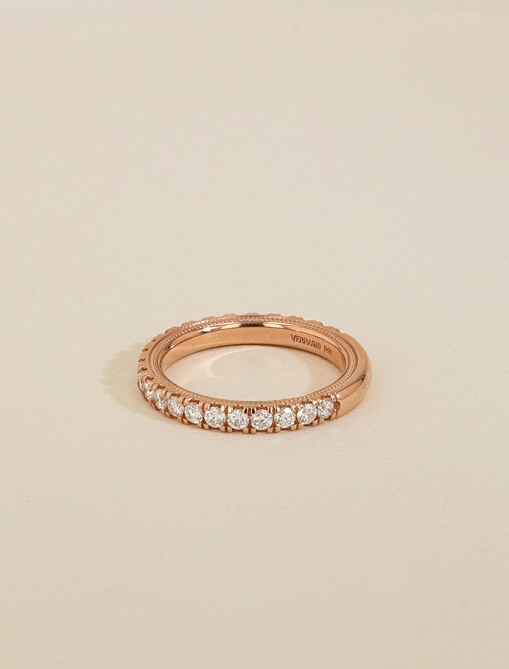 Verragio Tradition Rose Gold Diamond Wedding Ring