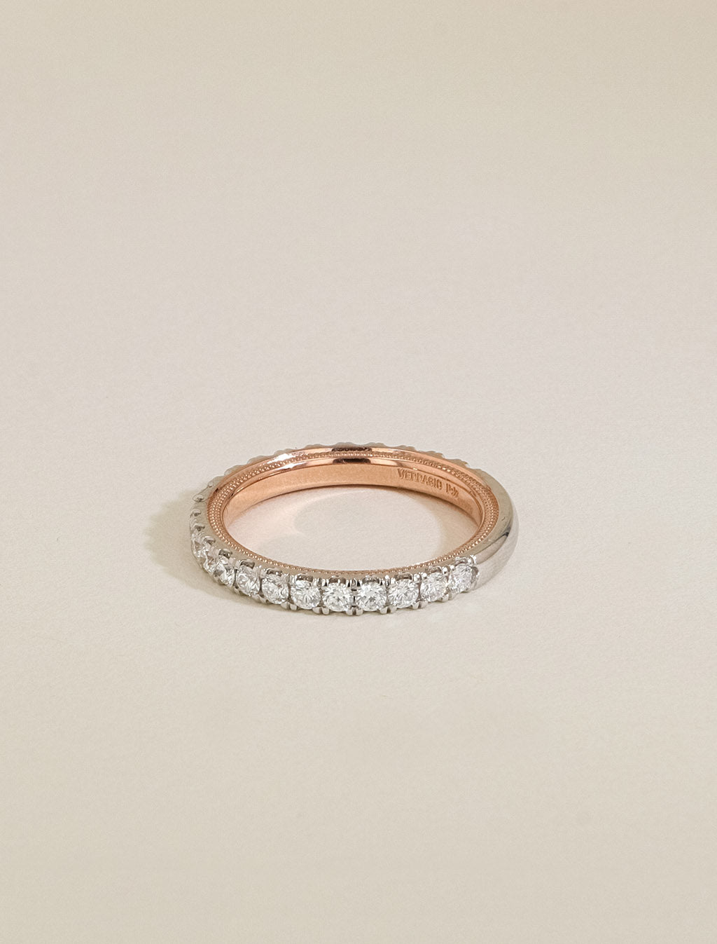 Verragio Tradition Two Tone Diamond Wedding Ring
