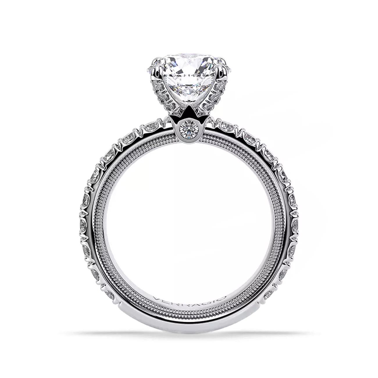 Verragio Tradition Round Pave Engagement Ring Setting