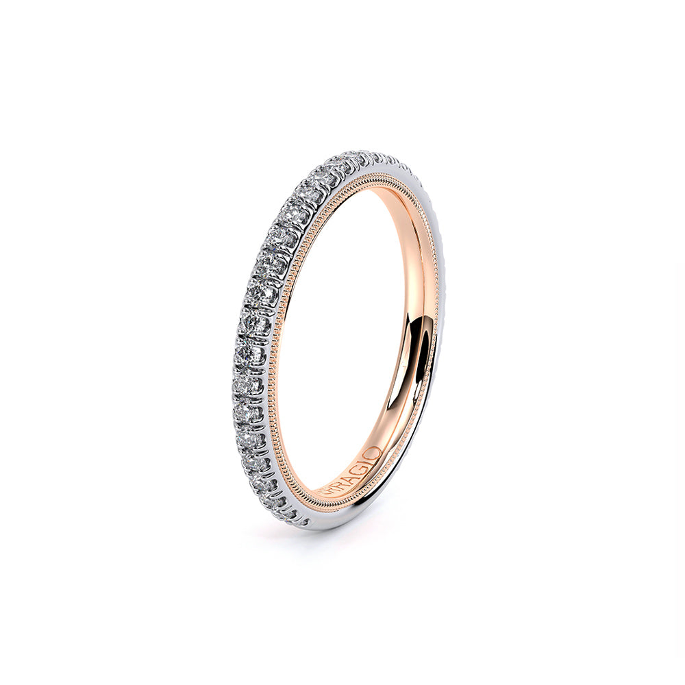 Verragio Tradition Two Tone Gold & Diamond Wedding Band