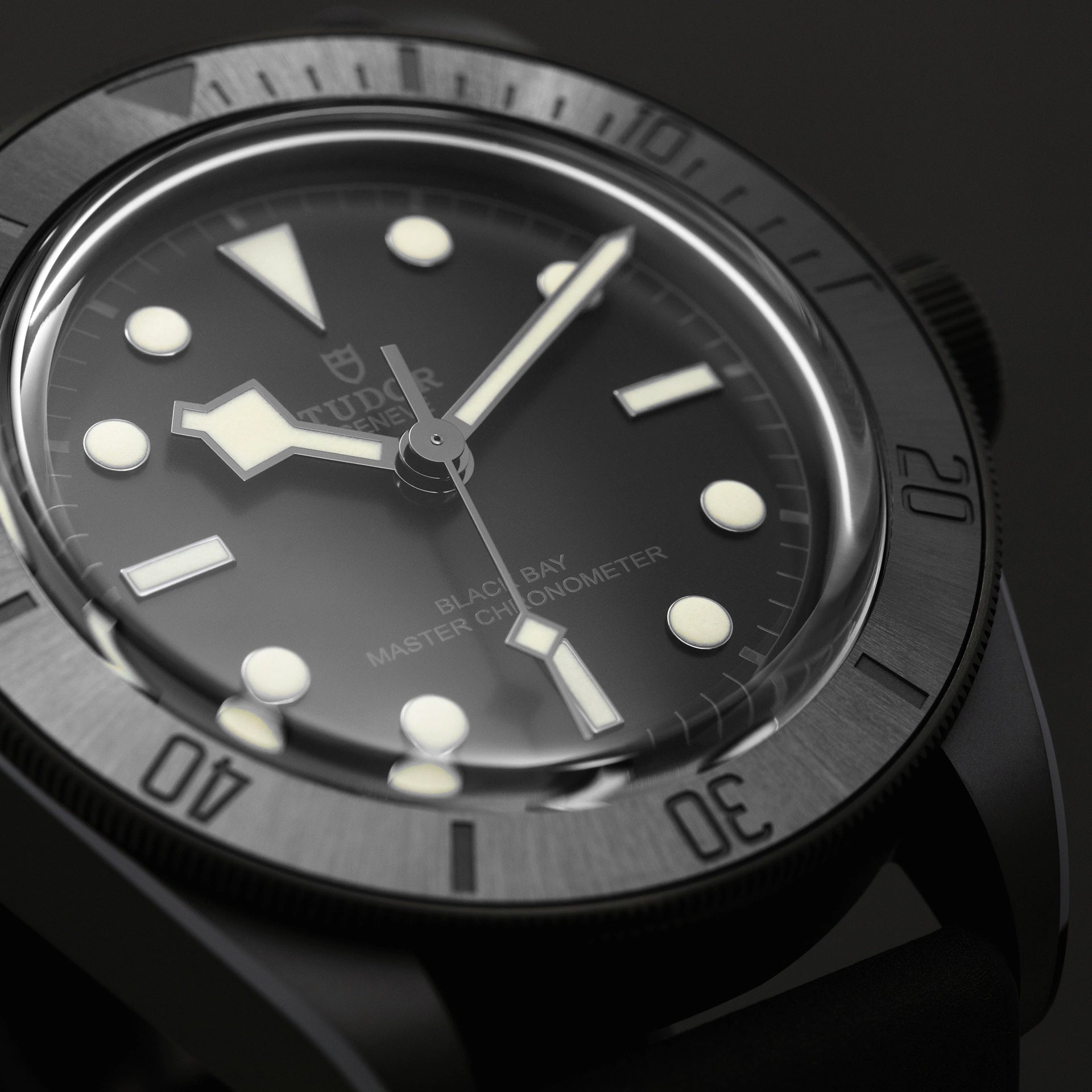 TUDOR Black Bay Ceramic with 41mm Ceramic Case and Hybrid Leather And Rubber Strap