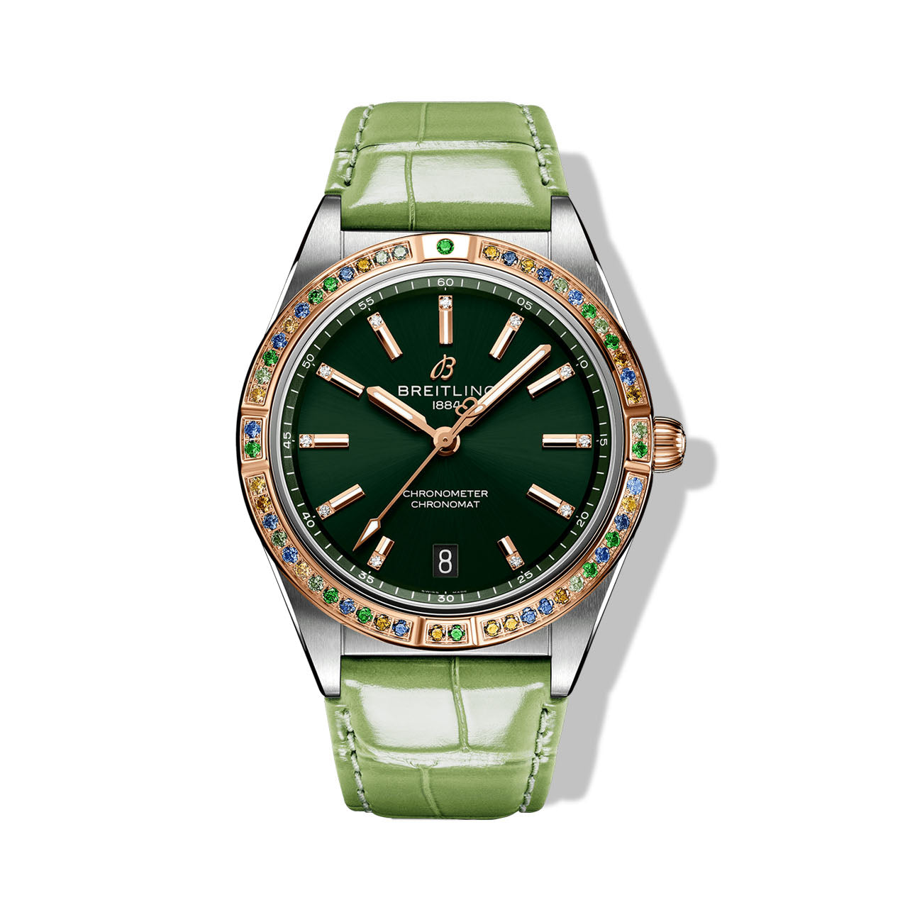 Chronomat South Sea Automatic 36 on Strap - Green