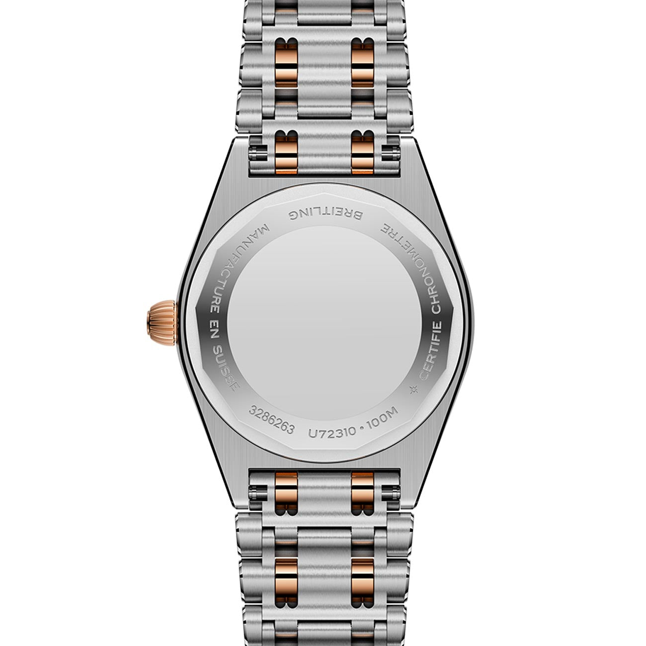 Breitling Chronomat 28 Mother-of-Pearl Dial with Two-Tone Rouleaux Bracelet