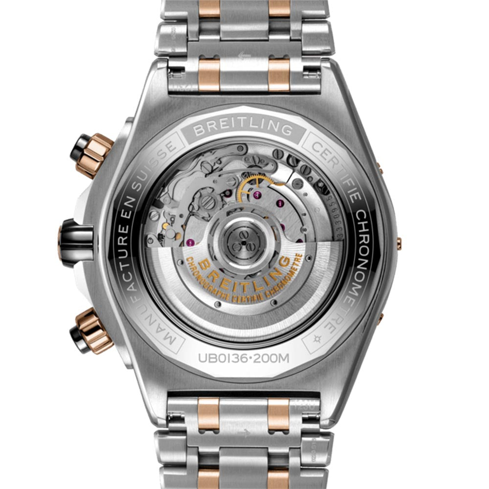 Breitling Two-Tone Black Super Chronomat B01 - 44mm